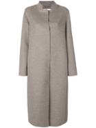 Manzoni 24 - Cashmere Button Coat - Women - Cashmere/wool - 44, Nude/neutrals, Cashmere/wool