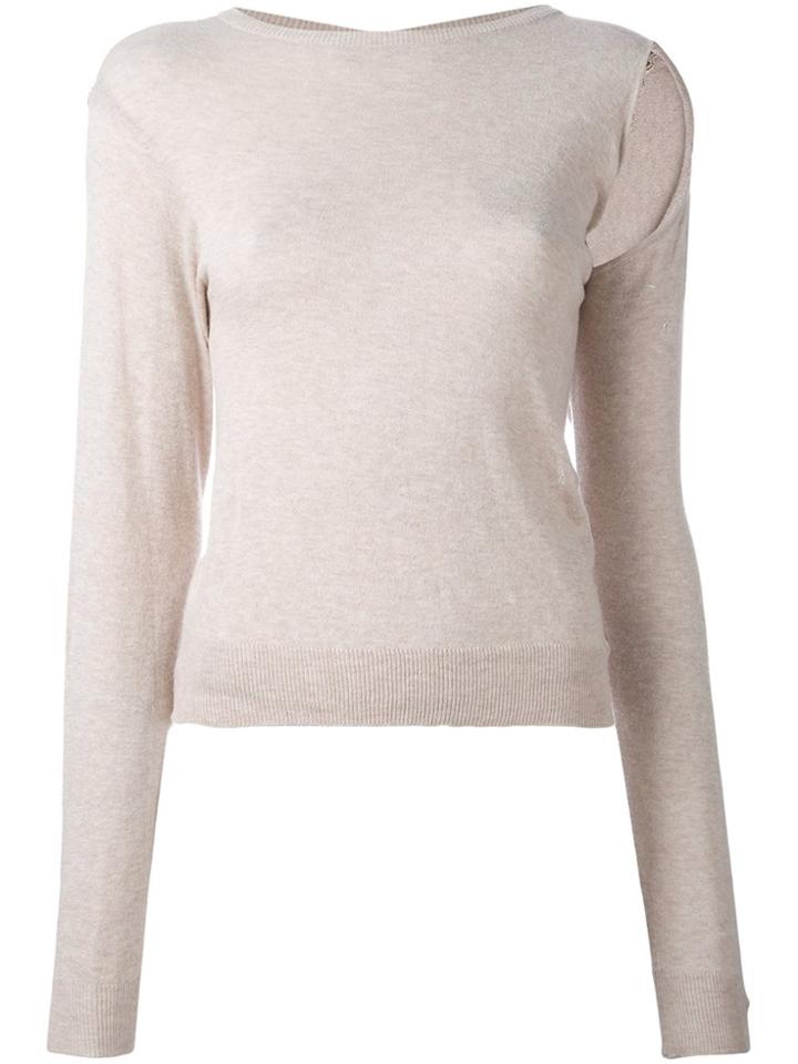 Maison Martin Margiela Vintage Deconstructed Top - Nude & Neutrals