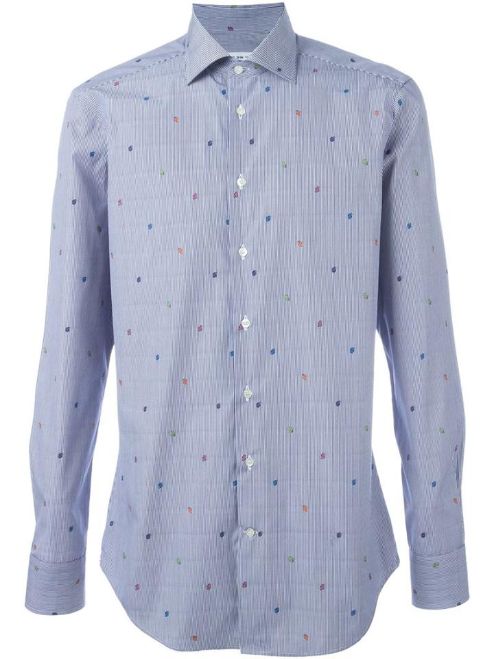 Etro Striped Ladybird Print Shirt