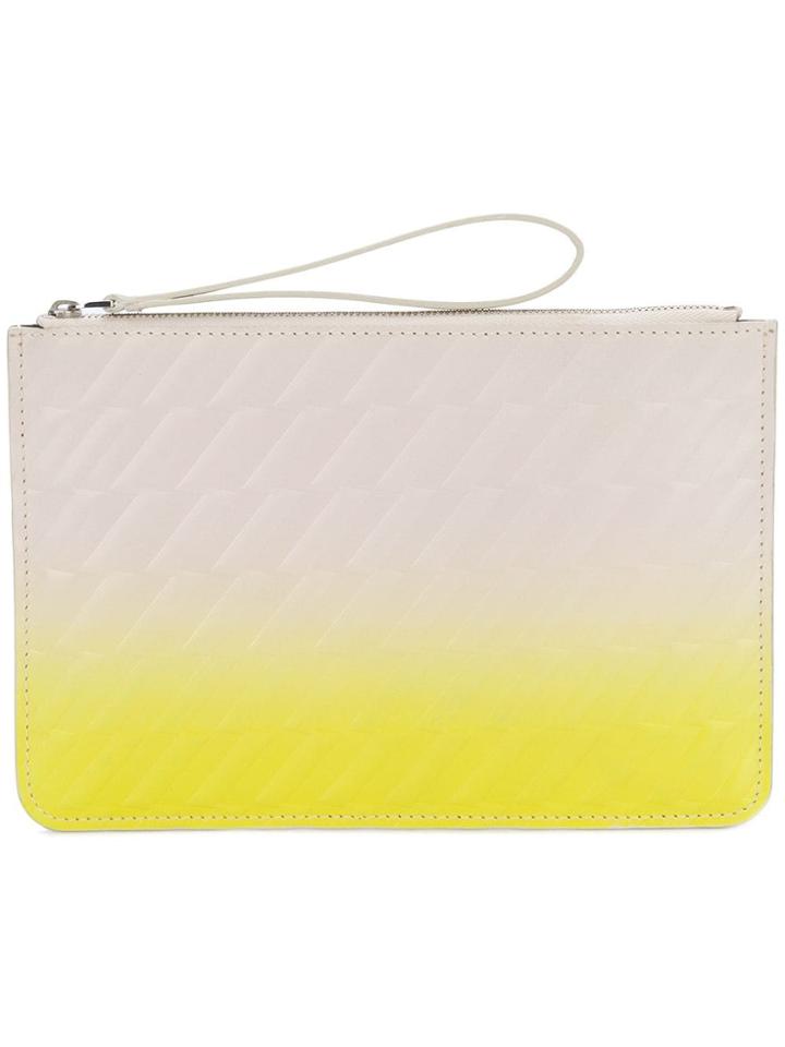 Corto Moltedo Textured Clutch Bag - Neutrals