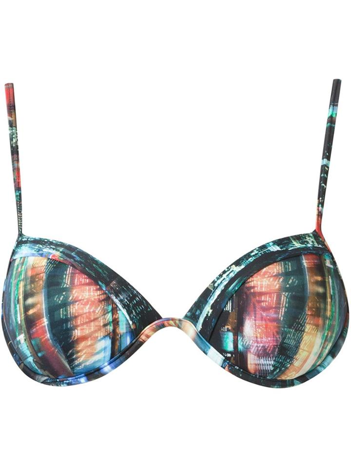 Lygia & Nanny Abstract Print Bikini Top - Multicolour