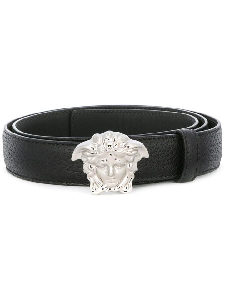 Versace Medusa Winger Belt - Black