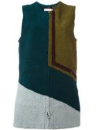 Tory Burch Colour Block Vest - Multicolour