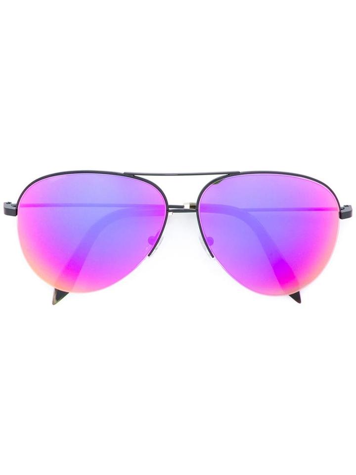 Victoria Beckham Aviator Sunglasses, Women's, Black, Acetate/metal (other)