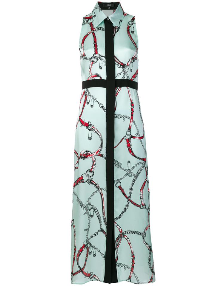 Versus Button-down Printed Shirt Dress - Multicolour