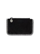 Stella Mccartney Black Chain Detail Zipped Cardholder