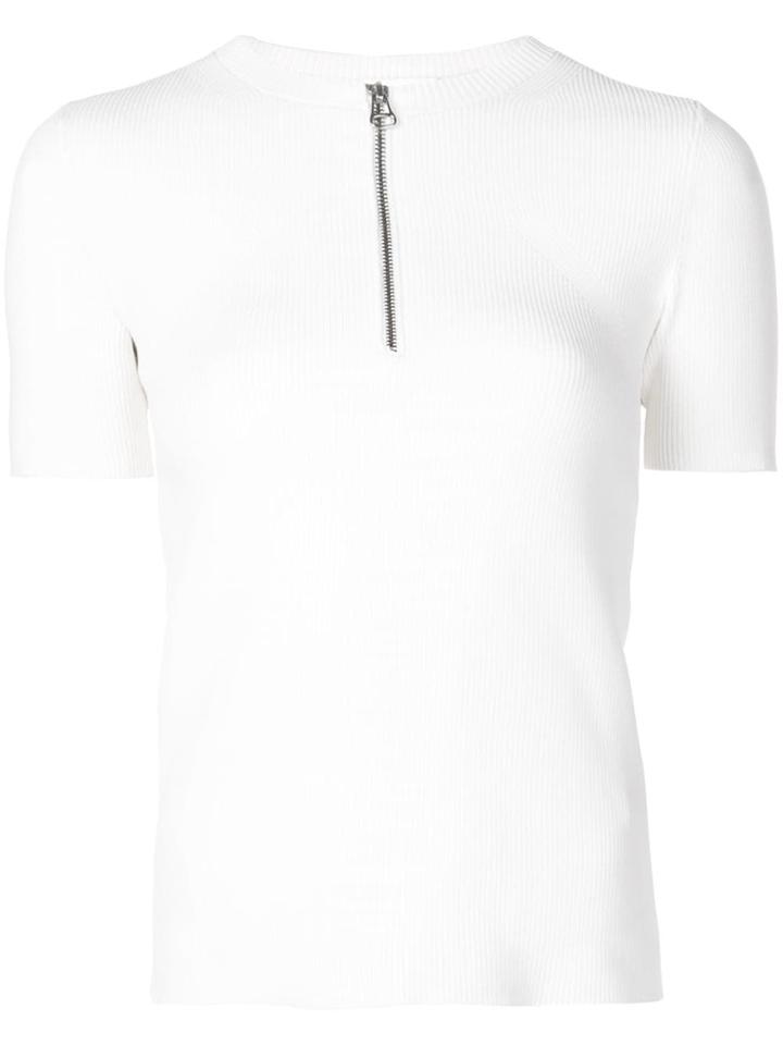 Helmut Lang Short Sleeved Jumper - White