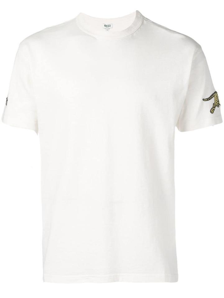 Kenzo Tiger Patch T-shirt - Neutrals