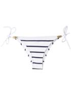 Heidi Klein Striped Bikini Bottoms - White