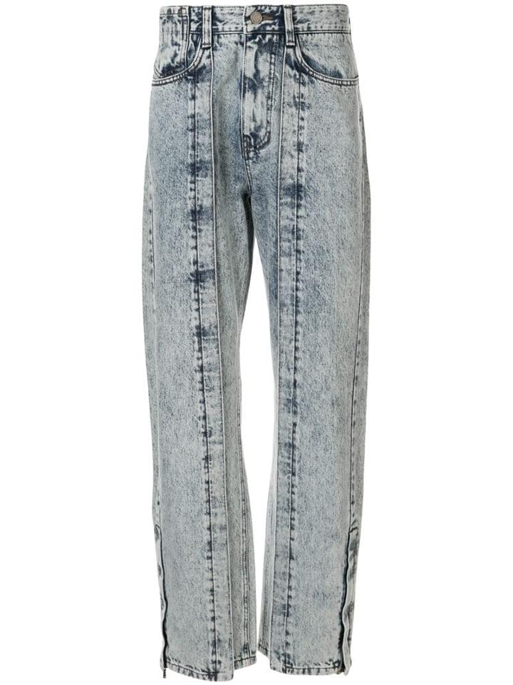 Wooyoungmi Faded Wash Jeans - Blue