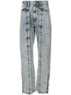 Wooyoungmi Faded Wash Jeans - Blue