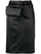 1017 Alyx 9sm Detachable Pouch Pencil Skirt - Black
