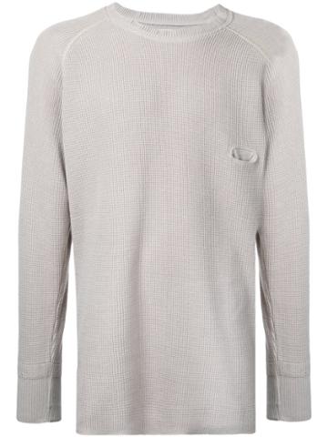Bukht - Crew Neck Jumper - Men - Cotton - M, Grey, Cotton