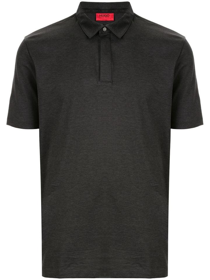 Hugo Hugo Boss Contrast Logo Polo Shirt - Grey