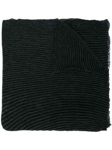 Botto Giuseppe Long Plain Scarf - Black