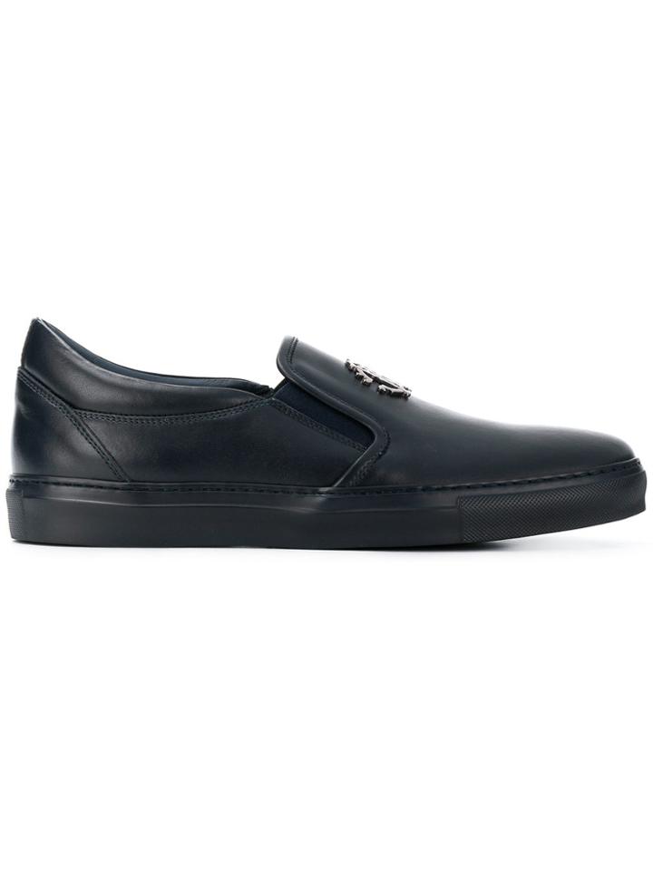 Roberto Cavalli Slip-on Sneakers - Blue