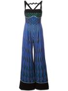 Mary Katrantzou Snuffbox Print 'moss' Jumpsuit, Women's, Size: 8, Black, Silk/triacetate/acetate/polyamide