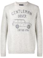 Mc2 Saint Barth Gentleman Driver Sweater - Grey