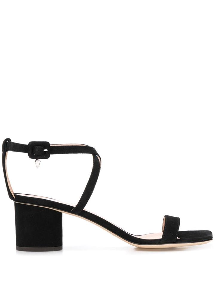 Giuseppe Zanotti Cross Strap Sandals - Black