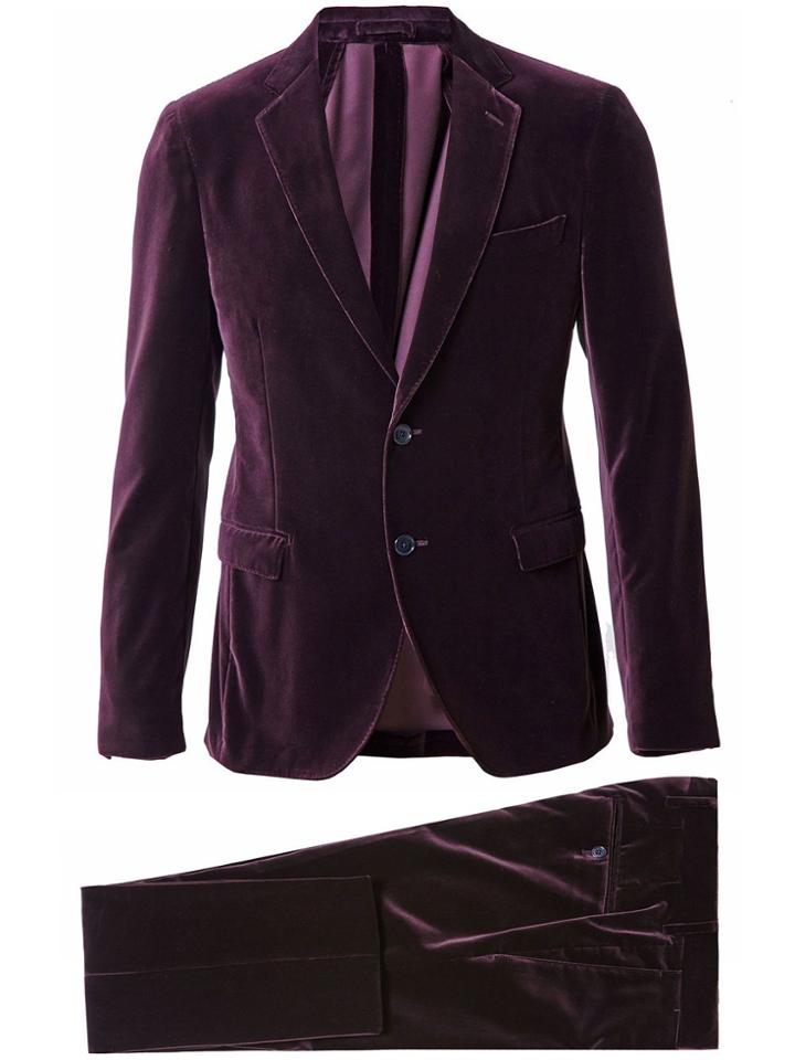 Browns Velvet Suit - Ruby