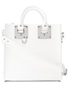 Sophie Hulme - Square Cross Body Bag - Women - Leather - One Size, Women's, White, Leather