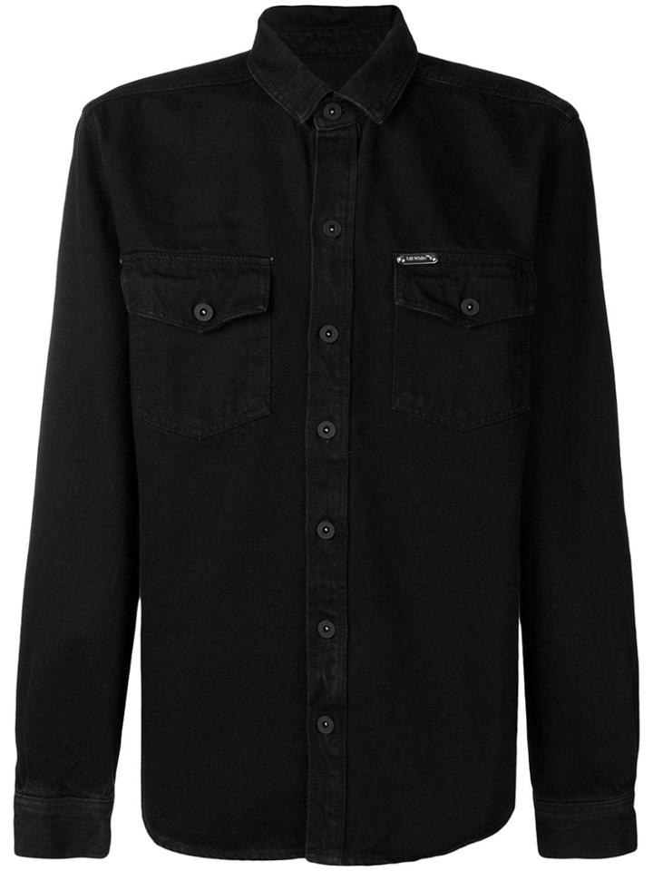 Off-white Classic Denim Shirt - Black