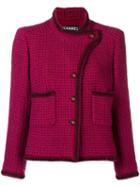 Chanel Pre-owned 2001's Knitted Jacket - Purple