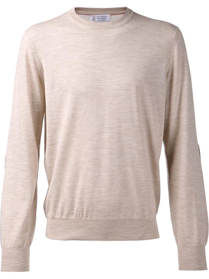 Brunello Cucinelli Elbow Patch Sweater