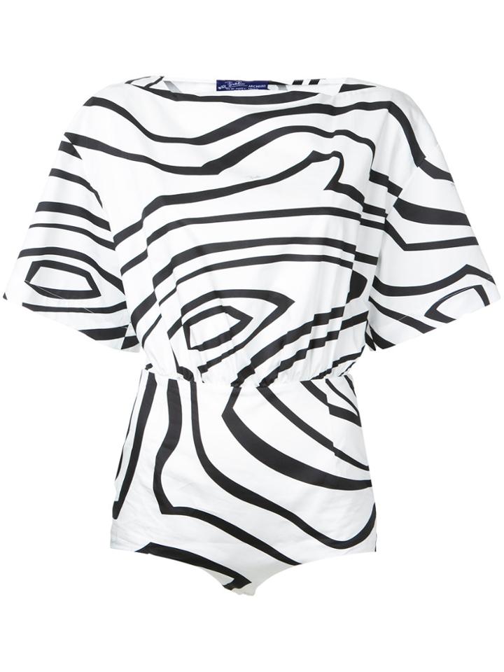 Emilio Pucci Printed Bodysuit - White