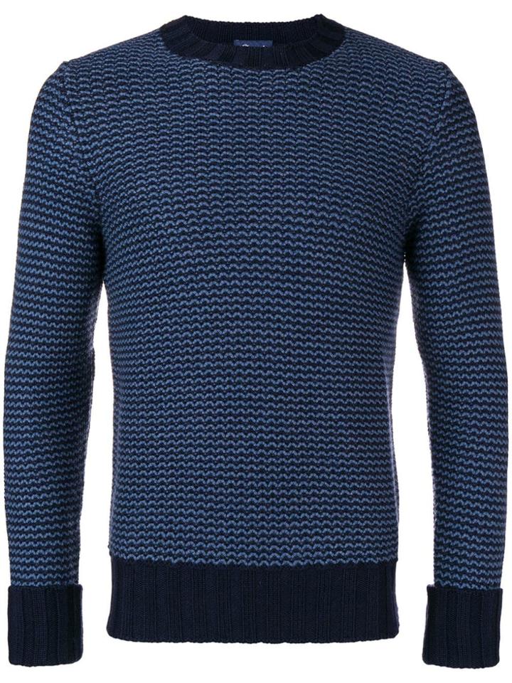 Drumohr Crewneck Jumper - Blue