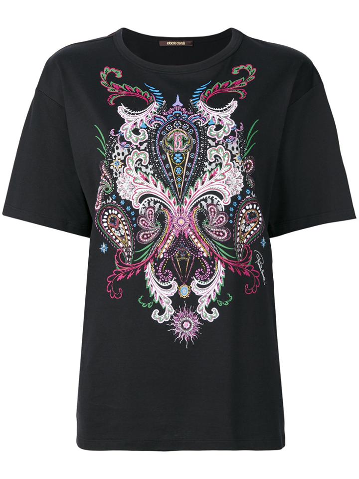 Roberto Cavalli Printed T-shirt - Black