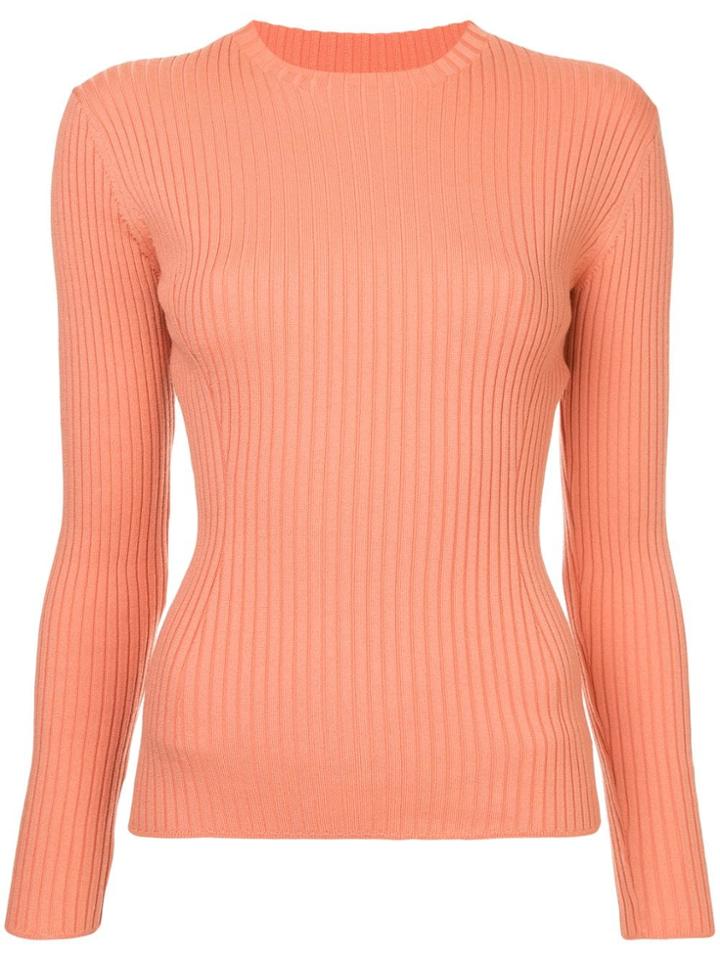 Des Prés Ribbed Knit Top - Pink