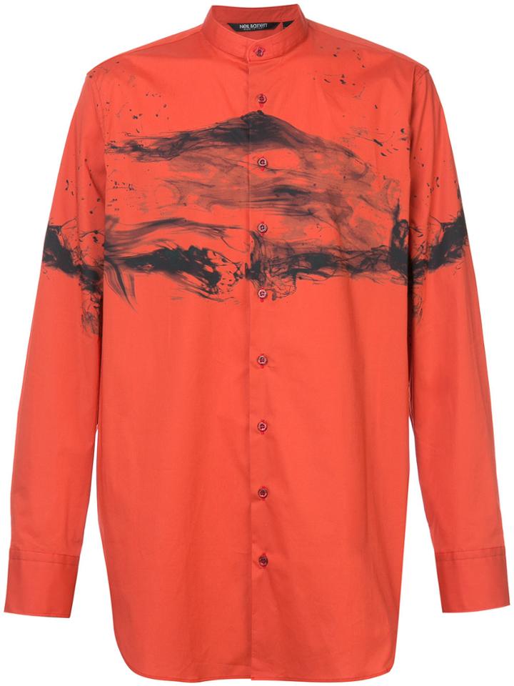 Neil Barrett Printed Style Shirt - Red