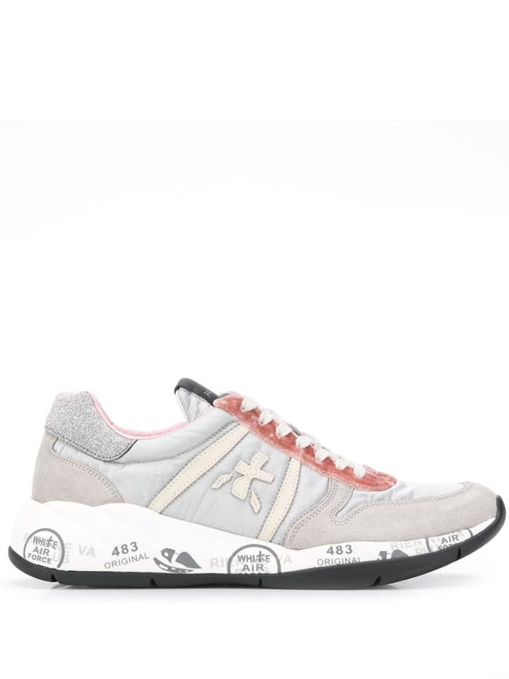 Premiata Layla Low Top Sneakers - Grey