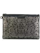 Jimmy Choo - Derek Star-embellished Clutch - Men - Calf Leather/crystal - One Size, Green, Calf Leather/crystal