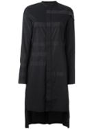 Y-3 Panelled Long Length Shirt, Women's, Size: Large, Black, Cotton