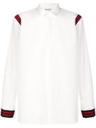 Neil Barrett Button Down Shirt - 1911 White+black+red