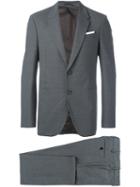 Neil Barrett Classic Two Piece Suit, Men's, Size: 52, Grey, Polyester/spandex/elastane/virgin Wool