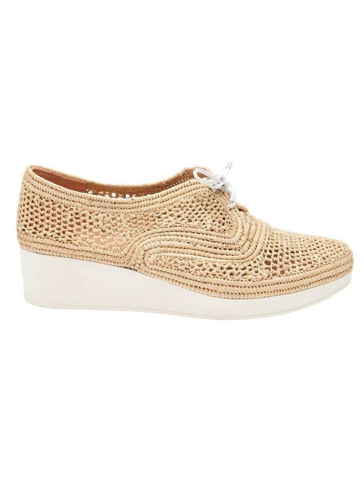Robert Clergerie Vicole Platform Ballerinas - Nude & Neutrals