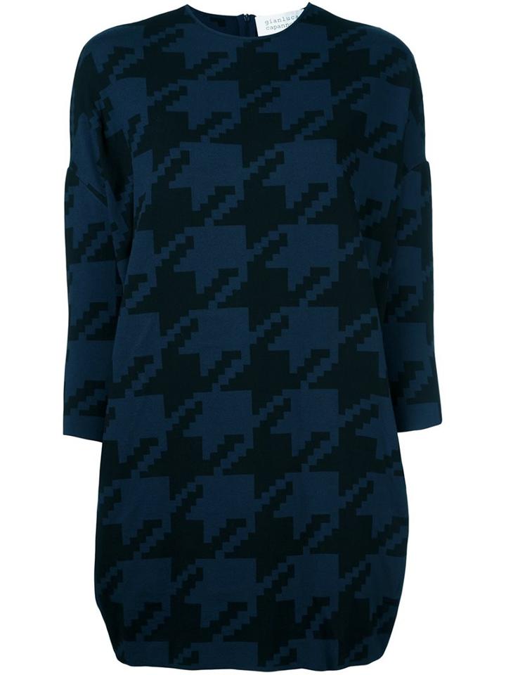 Gianluca Capannolo Houndstooth Shift Dress