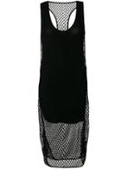Alexandre Vauthier Net Tank Dress - Black