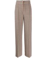 Tory Burch Tailored Plaid Trousers - Neutrals