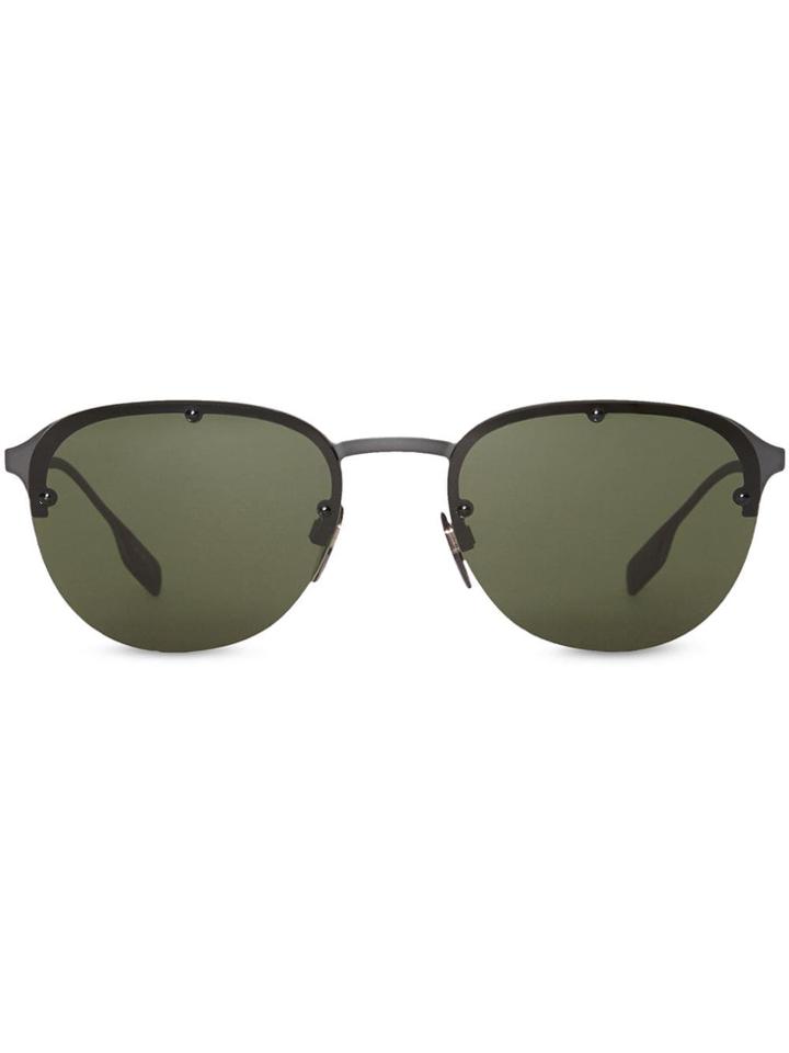 Burberry Eyewear Round Frame Sunglasses - Green