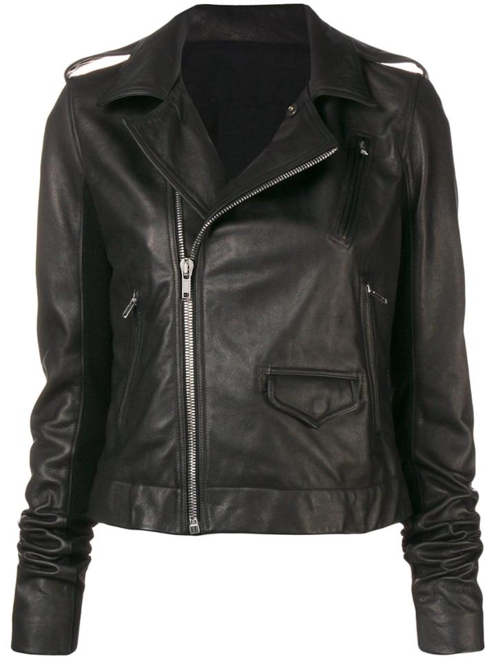 Rick Owens Classic Stooges Biker Jacket - Black