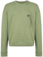 The Elder Statesman Long Sleeved Sweater - Green