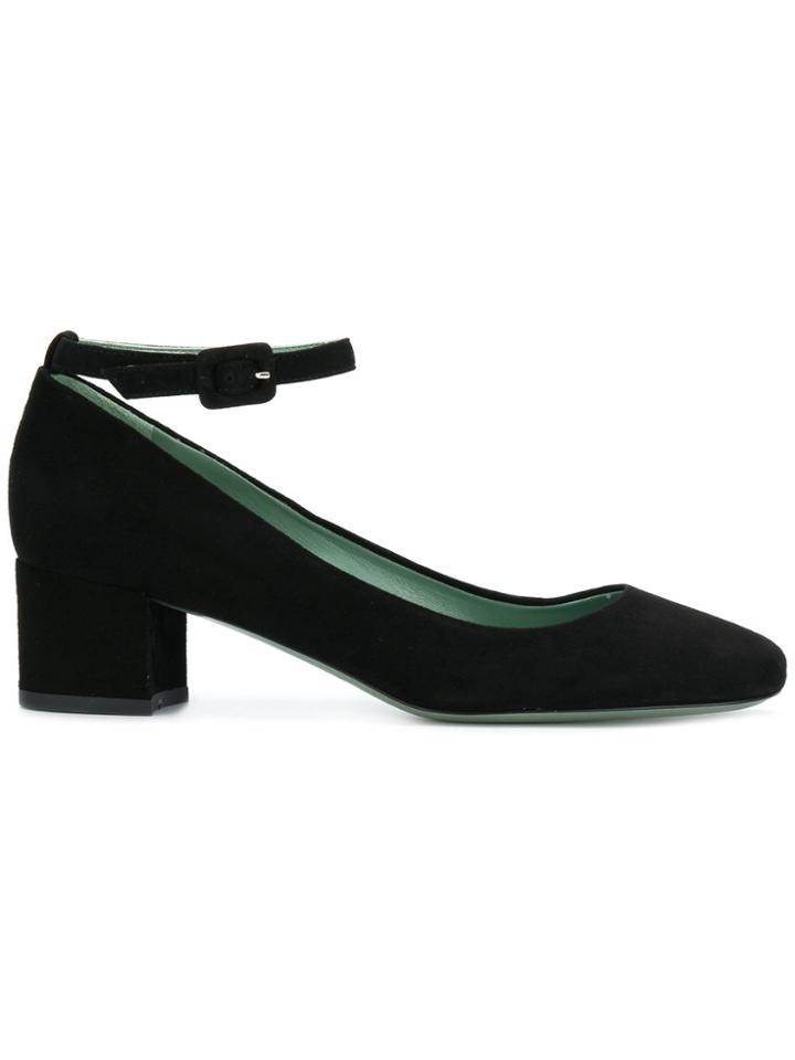 Paola D'arcano Ankle Strap Pumps - Black