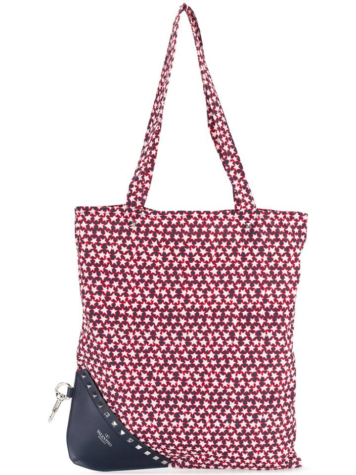 Valentino Valentino Garavani Rockstud Foldable Panel Tote - Blue