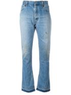 Re/done Elsa Bootcut Jeans, Women's, Size: 29, Blue, Cotton