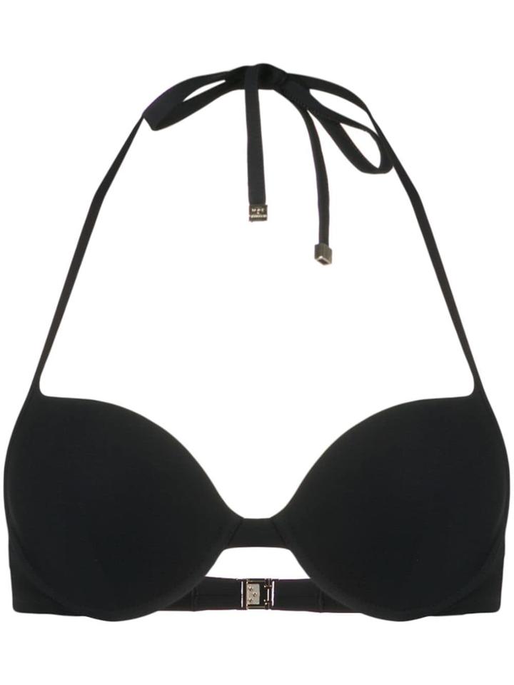Dolce & Gabbana Halterneck Bikini Top - Black
