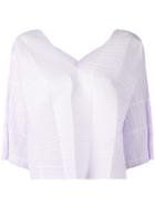 Pleats Please By Issey Miyake Pata Pata Top - Purple